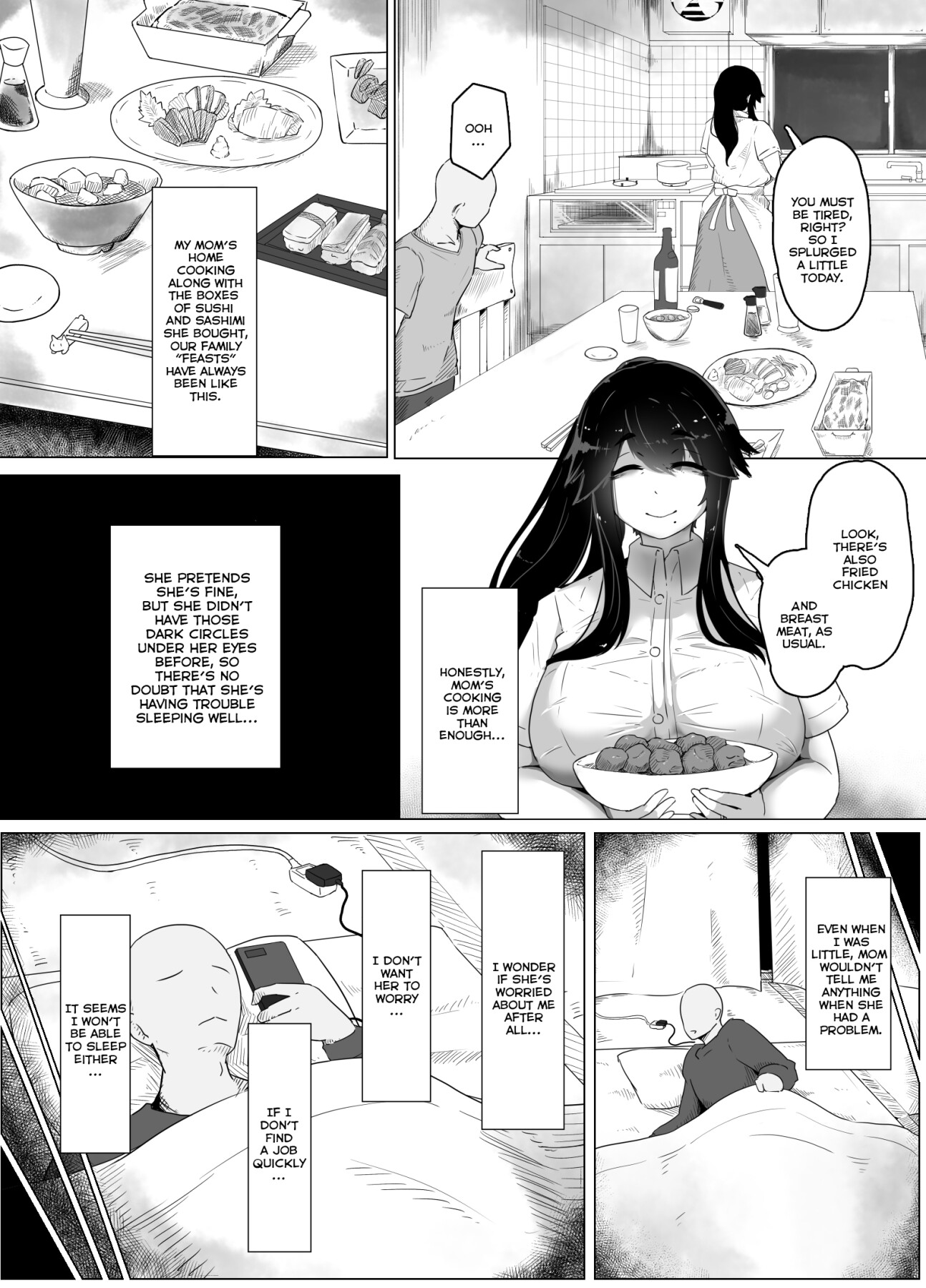 Hentai Manga Comic-Good Night, Mom I-Read-6
